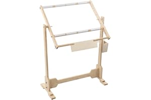 GOTOTOP Cross Stitch Frame Adjustable Embroidery Stand Cross Switch Tapestry Floor Stand Tabletop Wooden Frames Embroidery Quilting Frame