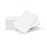 100pcs Premium Blank PVC Cards for ID Badge