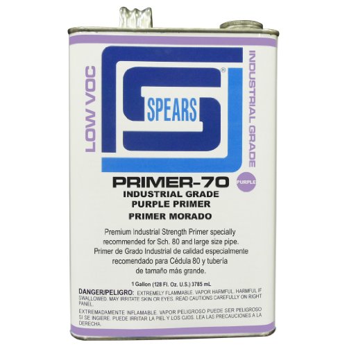 Spears PRIM70P040 Low VOC Industrial Strength Primer for PVC, 1 Gallon, Purple Adhesive