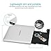 JOKDEER USB 3.0 External DVD-RW Drive Burner All-aluminum Ultra Slim Portable DVD Rewriter Burner CD/DVD-RW Writer Burner for Laptop and Desktop PC Windows and Linux OS Apple Mac Macbook Pro (Silver)