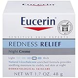 Eucerin Redness Relief Soothing Night Creme 1.70 oz (Pack of 2)