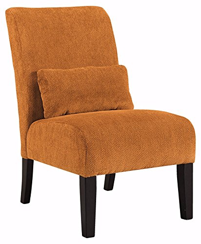 Ashley Furniture Signature Design - Annora Accent Chair - Curved back - Vintage Casual - Burnt Orange