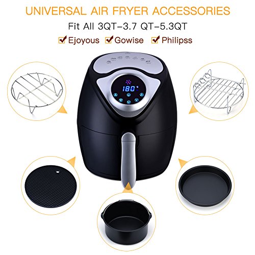 image for Air Fryer, Ejoyous Multi-function Electric Air Fryer with Rapid Air Ci