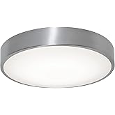 AFX Aspect OTVF1218LAJD1BA Octavia LED Flush Mount, 12", Brushed Aluminum