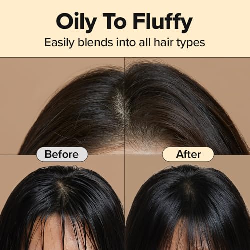 I DEW CARE Tap Secret Dry Shampoo Powder with Biotin - Tap Secret Original | Strengthening & Volumizing, Refillable, Travel size, Non-aerosol, Brunette, Korean Ginseng, Dry Shampoo for Women, 0.24 Oz