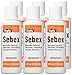 Rugby Sebex Medicated Dandruff Shampoo for Women and Men - 2% Sulfur and 2% Salicylic Acid Anti-Dandruff Shampoo - Helps With Symptoms of Seborrheic Dermatitis and Psoriasis - 4 Oz. (6 Pack)