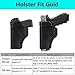 Tenako Defender Leather IWB Holster for S&W M&P Shield - Glock 17 19 22 23 32 33 / Springfield XD & XDS Multi Use Soft Pouch for Pistol Inside The Waistband Small, Medium, Large Single Double Stack
