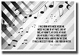 I Was Born with Music Inside Me - Ray Charles - NEW Musician Quote Poster