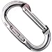 Omega Pacific Non Locking Carabiner, Oval, Satraight Gate, Bright, Rock Climbing Gear and Equipment, Safety, Rescue, Industrial, and Arborist Uses