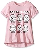 Star Wars' Girls T-Shirt, Pink Heather, X-Large/16