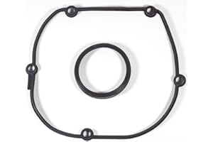 JSDAN Engine Upper Timing Chain Cover Gasket 06H103269C, 06H103269G, 06H103269H Compatiable with VW Beetle CC Eos Golf GTI Jetta Passat Tiguan Audi A3 A4 A5 A6 Allroad Q3 Q5 TT EA888 2.0L