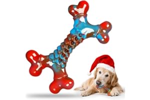 CattySafe Tough Dog Toys for Aggressive Chewers, Indestructible Dog Chewers for Medium Large Breeds, Nylon Dogs Chew Toys Bone Long Lasting, Unbreakable Dog Toys for Large Breed, Bacon Flavor