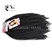 XI SHI XIU Afro Kinky Twist Hair Crochet Braids Marley Braid Hair 18inch Senegalese Curly Crochet Synthetic Braiding Hair