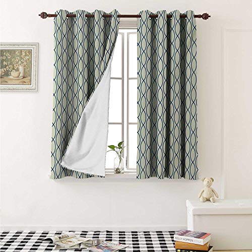 Flyerer Abstract Decorative Curtains For Living Room Vertical