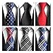 AVANTMEN Classic Men’s Neckties 6 PCS Woven Jacquard Neck Ties (S7)