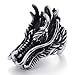 KONOV Vintage Gothic Dragon Stainless Steel Biker Mens Ring