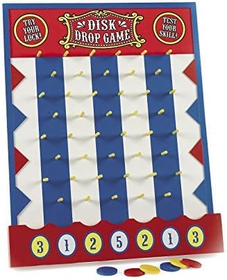 Bestbuystore US plinko style wood disk drop game BIRTHDAY PARTY GAME carnival circus theme FUN
