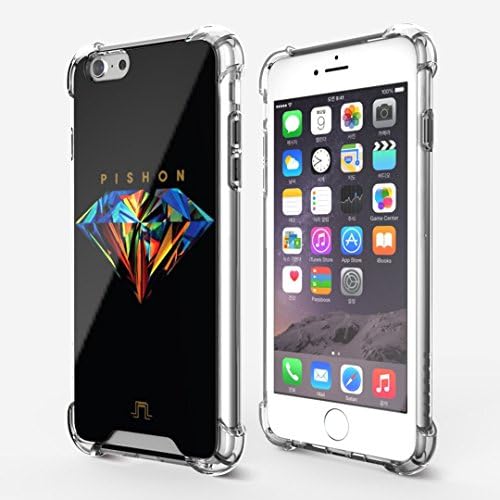 iPhone 6s Plus Case, PishonX [Diamond][Signature] - Nano Grip Technology Four Corners Full Protection Sticky Selfie Anti Gravity Case For iPhone 6 Plus and iPhone 6S Plus (5.5")