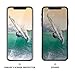 Eakase iPhone X Screen Protector, 2 Pack Tempered Glass with Soft Frame 3D Full Coverage Anti-Scratch HD Clear Screen Protector Film for Apple iPhone 10 5.8'' - Black