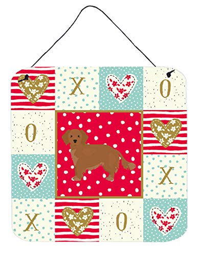 Caroline's Treasures CK5895DS66 Small Greek Domestic Dog Love Wall or Door Hang…