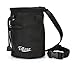 Togear Chalk Bag for Rock Climbing, Weightlifting, Gymnastics with Drawstring Closure, Quick-Clip Belt and Valuables Securely Holding Zippered Pocket
