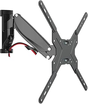 Loctek S3 Gas Spring Height Adjustable Full Motion Interactive 32 50 Tv Wall Mount With Max Distance 13 7 To Wall And Weight Capacity 15 35lbs