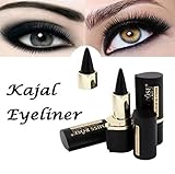 Oksale® Makeup Eyes Pencil Longwear Black Gel Eye Liner Stickers Eyeliner Wateroroof (Black)