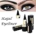 Oksale® Makeup Eyes Pencil Longwear Black Gel Eye Liner Stickers Eyeliner Wateroroof (Black)