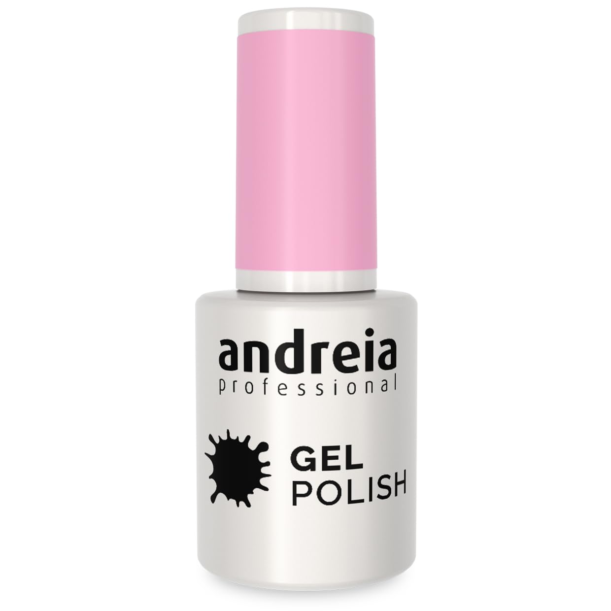 Andreia Semi-Permanent Nail Gel Polish for UV/LED Lamp - Intense Shine and 4 weeks Lasting Manicure Nail Gel Varnish - Colour 289 Pastel Pink - Shades of Red 10.5 ml