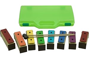 KIDS PLAY Rhythm Band RB2130 8-note Plastic Resonator Bell Set