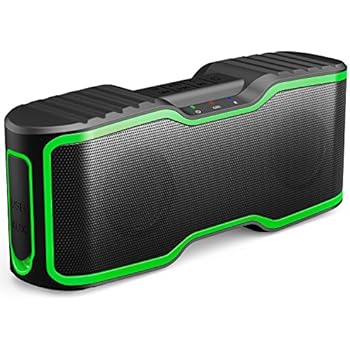 AOMAIS Sport II Portable Wireless Bluetooth Speakers Waterproof IPX7, 15H Playtime, 20W Bass Sound, Stereo Pairing, Durable Design Backyard, Outdoors, Travel, Pool, Home Party Green