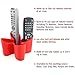 j-me Media Storage Caddy/Cozy Remote Control Tidy (Red). Media Organizer/Storage Holder. Media Caddy for Upto 4 Controls. Perfect Storage Solution for All Types of Remote Controls. Non Slip Rubber.