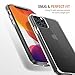 Trianium Clarium Series Designed for Apple iPhone 11 Pro (2019 5.8 Inch) TPU Cushion Clear Frame iPhone 11 Pro Case Protection and Hybrid Rigid Backing Cover - Clear