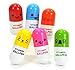 Hosaire Pens 6 pcs Mini Retractable Pill Ball Point Pen Micro Tiny Cute Novelty Capsule Ballpen Favor Gift Telescopic