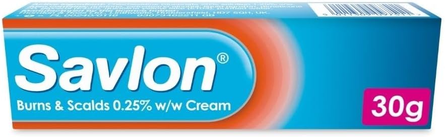 Savlon Burns & Scalds Cream 0.25% 30g First Aid Treatment
