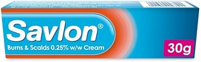 Savlon Burns & Scalds Cream 0.25% 30g First Aid Treatment
