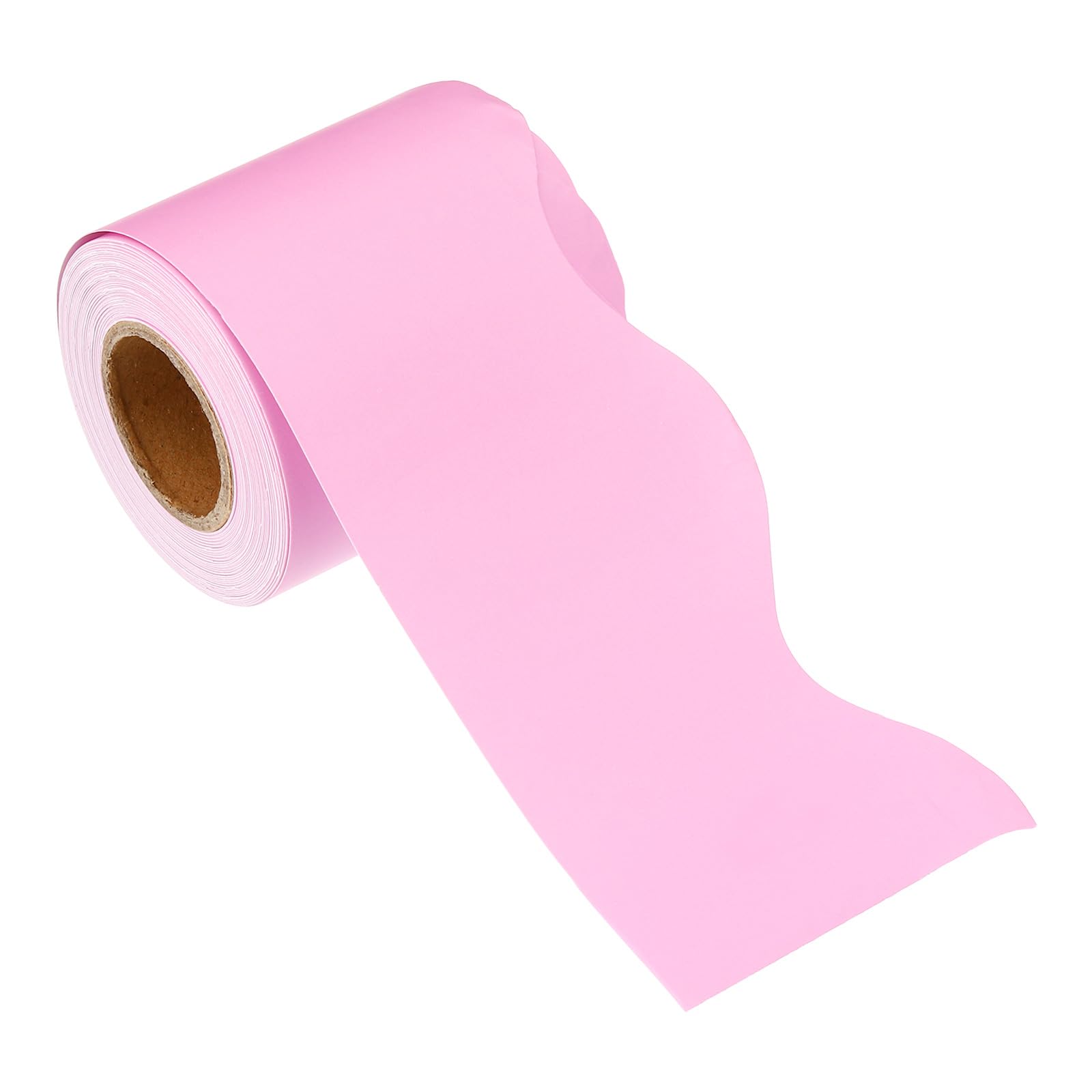 PATIKIL 2.24" x 32.8Ft Bulletin Board Border,Scalloped Trim Strips Wall Decor for Locker Classroom Cork Poster Black Board White Chalkboard, Pink