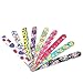 Timoo Large Nail Files Bulk 20 PCS Printed Emery Boards for nails, Double Sided, Assorted Colors, 7 Inches