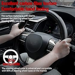 Amiss Car Carbon Fiber Anti-Skid Steering Wheel