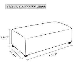 Easy-Going 100% Dual Waterproof Stretch Ottoman