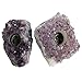 Rock Paradise Natural Amethyst Crystal Candle Holders Quartz – Amethyst Cluster Pillar Tea Light Candle Holders – Perfect for A Unique Atmosphere to Every Home and Wedding Décor