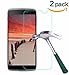 TANTEK [2-Pack Screen Protector Compatible for Alcatel OneTouch Idol 3 (5.5 inch),Tempered Glass Film,Ultra Clear,Anti Scratch,Bubble Free,Case Friendly