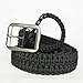 FOXTROT Black 550lb Survival Military Grade Paracord Belt with Free Matching Paracord Bracelet!!!