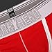 Voberry Mens Underwear Low Rise Sexy Trunk Boxer Brief (L, Red)