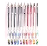 Pilot Hi-Tec-C 025 Gel Ballpoint Pen, 0.25mm Ultra Fine, 10 Color Set (Japan Import) [Komainu-Dou Original Package]