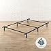 ZINUS Paige Compack 7 Inch Heavy Duty Bed Frame, for Box Spring and Mattress Sets, Twin, Black