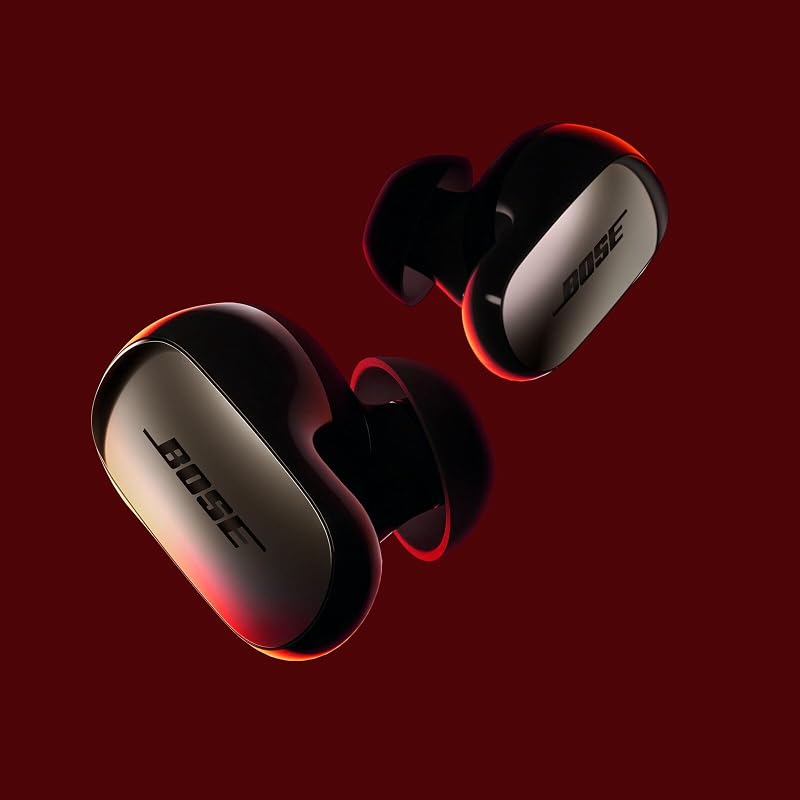 QuietComfort Ultra Bluetooth-Earbuds (2. Gen.), kabellose Noise-Cancelling-Earbuds, bis zu 6 Stunden Akkulaufzeit, Schutzart IPX4, 360-Grad-Sound, tiefer Bass, Schwarz