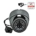 HOSAFE 1MD1G HD IP Camera Outdoor 720P Night Vision ONVIF H.264 Motion Detection Email Alert Remote View Via Smart Phone/Tablet/PC, Working With Foscam Wireless IP Camera Software Blue Iris IP Camera DVR (Grey)