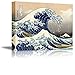 wall26 - The Great Wave Off Kanagawa by Hokusai - Canvas Art Wall Decor- 18