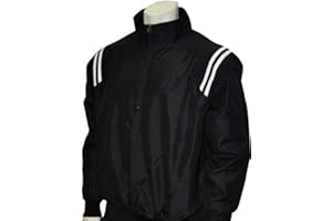 SMITTY OFFICIAL'S APPAREL Smitty | BBS-320 | Major League Style | Baseball Water Resistant Microfiber Shell Pullover Umpire Jacket